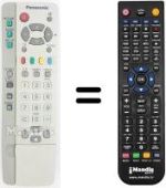 Gleichwertige Fernbedienung Panasonic FX28PS10F