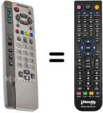 Gleichwertige Fernbedienung Panasonic EUR511266