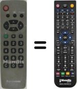Gleichwertige Fernbedienung Panasonic TC-14JR1C