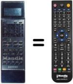 Gleichwertige Fernbedienung Sanyo 3800EX