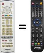 Gleichwertige Fernbedienung Panasonic TX-32LX1F