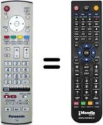 Gleichwertige Fernbedienung Panasonic TX-20LB5F