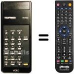 Replacement remote control Telefunken VR2931E