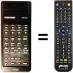 Replacement remote control Telefunken VR2971E