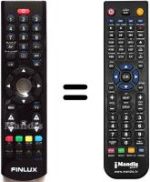 Replacement remote control Finlux FX46882