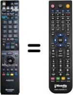 Replacement remote control Sharp LC40LE822E