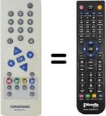 Replacement remote control Philips TP 751 C