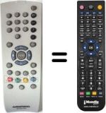 Replacement remote control Grundig SE4572TOP