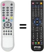 Replacement remote control KEYMAT KELC1761T