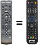 Replacement remote control Sagem TNT+