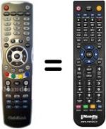 Replacement remote control MEDI@LINK Black Panther