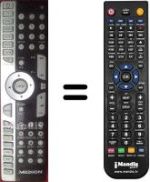 Replacement remote control Medion MD82533