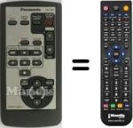 Gleichwertige Fernbedienung Panasonic TX-P42C10E