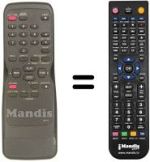 Replacement remote control REMCON1408