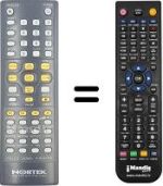 Gleichwertige Fernbedienung Nortek PALCO HOME THEATRE