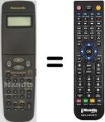 Gleichwertige Fernbedienung Panasonic NV-SD420