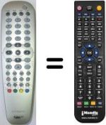 Gleichwertige Fernbedienung Philips DVD-R7300H