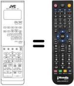 Replacement remote control ITT PQ 10779