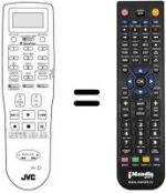 Gleichwertige Fernbedienung JVC PQ21831D