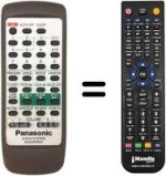 Gleichwertige Fernbedienung Panasonic N2QAGB000007