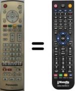 Gleichwertige Fernbedienung Panasonic EUR7635020R