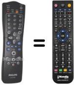 Replacement remote control Philips 21PV688 / 39