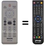 Gleichwertige Fernbedienung Philips DVP5980