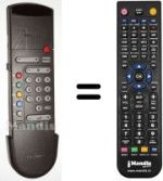 Gleichwertige Fernbedienung Philips RC7507-01