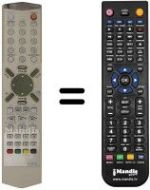 Replacement remote control Daewoo DDT14H9