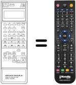 Replacement remote control RC693MV