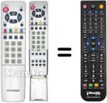 Replacement remote control RC-U07-RB