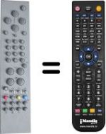Replacement remote control RC1549-VERS-1