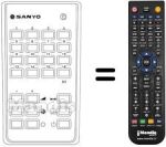 Gleichwertige Fernbedienung Samsung RC218