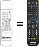 Replacement remote control RC307
