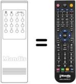 Replacement remote control RC44