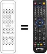 Replacement remote control RC5903