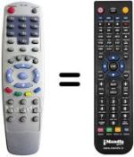 Replacement remote control RC5R