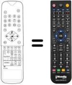Gleichwertige Fernbedienung United UTV8021X