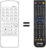 Replacement remote control RC710
