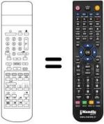 Replacement remote control RC8077