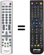 Replacement remote control Hitachi RC T1522