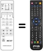 Replacement remote control RCT8000