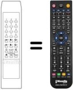 Replacement remote control SCHNEIDER TEC5173VR