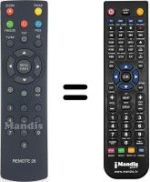 Gleichwertige Fernbedienung Philips REMOTE 26