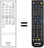 Replacement remote control RM625