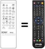 Replacement remote control RM631