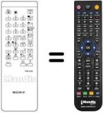 Replacement remote control Sony A-1470-759A