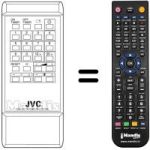 Gleichwertige Fernbedienung JVC C1480EK