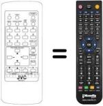 Gleichwertige Fernbedienung JVC C14Z