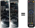Gleichwertige Fernbedienung Sony SLV-E80